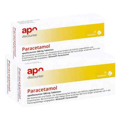 Paracetamol 500 Mg Tabletten bei Fieber und Schmerzen 3 x 20 stk von Fair-Med Healthcare GmbH PZN 08101939