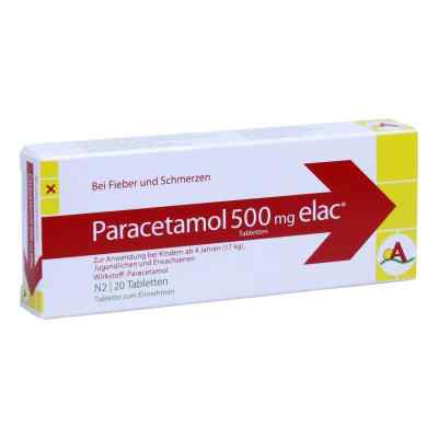Paracetamol 500mg elac Inter Pharm 20 stk von Interpharm GmbH PZN 11038187