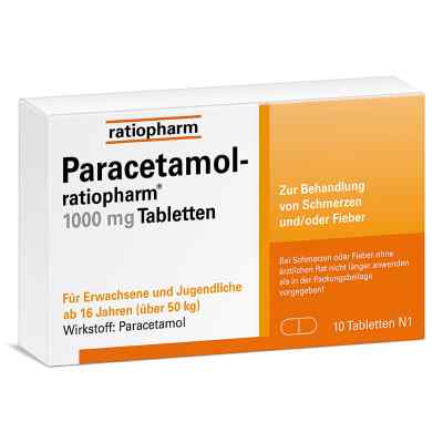 Paracetamol-ratiopharm® 1000 mg Tabletten