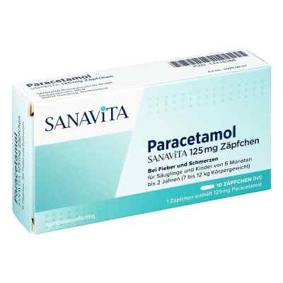 Paracetamol Sanavita 125 mg Zäpfchen 10 stk von SANAVITA Pharmaceuticals GmbH PZN 14416388