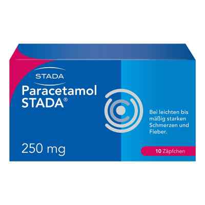 Paracetamol STADA 250 mg Zäpfchen 10 stk von STADA Consumer Health Deutschland GmbH PZN 03798435