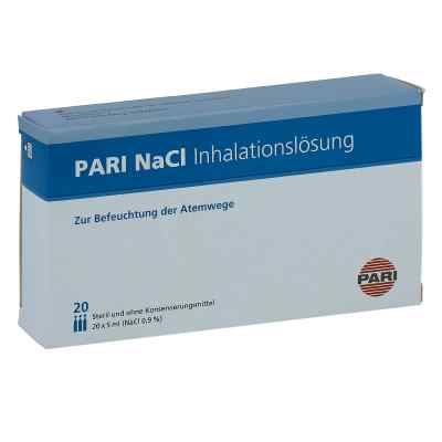 Pari Nacl Inhalationslösung Ampullen 20X5 ml von Pari GmbH PZN 12474223