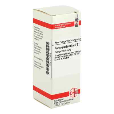 Paris Quadrifolia D6 Dilution 20 ml von DHU-Arzneimittel GmbH & Co. KG PZN 07176570
