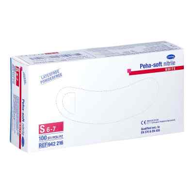 Peha Soft nitrile white Unt.hands. pud.fr. unsteril S