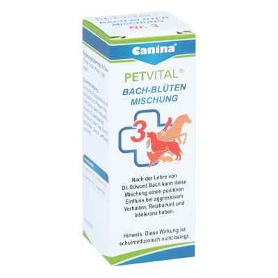 Petvital Bachblüten Nummer 3 Globuli veterinär