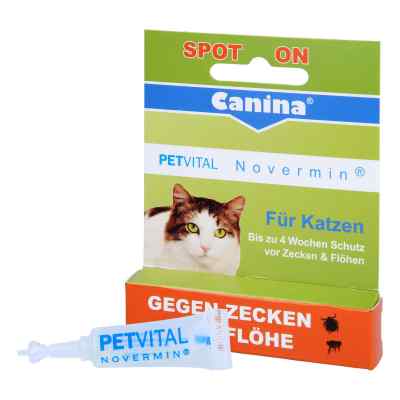 Petvital Novermin flüssig für Katzen 2 ml von Canina pharma GmbH PZN 06907959