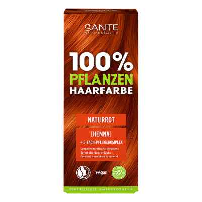 Pflanzenhaarfarbe mit 3-fach Pflegekomplex naturrot 06