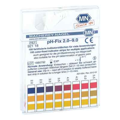 Ph-fix Indikatorstäbchen pH 2,0-9,0 100 stk von MACHEREY-NAGEL GmbH & Co. KG PZN 11886751