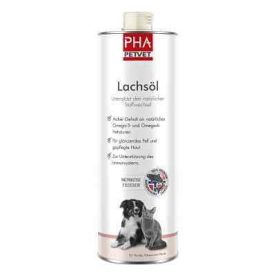 Pha Lachsöl für Hunde/Katzen/Pferde 1000 ml von PetVet GmbH PZN 17979117
