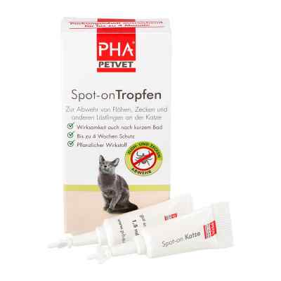 Pha Spot-on Tropfen für Katzen 2X1.5 ml von PetVet GmbH PZN 15782215