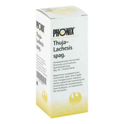 Phönix Thuja lachesis spag. Tropfen 50 ml von PHöNIX LABORATORIUM GmbH PZN 04223837