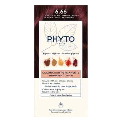 Phytocolor 6.66 Intensives Kirschrot Hellbraun