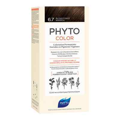 PHYTOCOLOR 6.7 DUNKELBLOND SCHOKOLADE Pflanzliche Coloration 1 stk von Ales Groupe Cosmetic Deutschland PZN 14410210