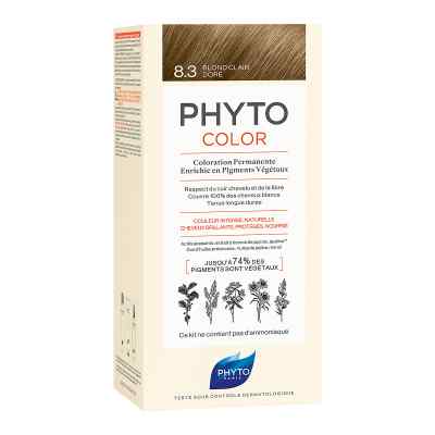 PHYTOCOLOR 8.3 HELLES GOLDBLOND Pflanzliche Haarcoloration 1 stk von Ales Groupe Cosmetic Deutschland PZN 14410084