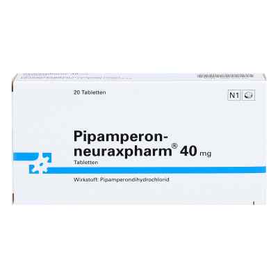Pipamperon neuraxpharm 40 mg Tabletten 20 stk von neuraxpharm Arzneimittel GmbH PZN 02572048