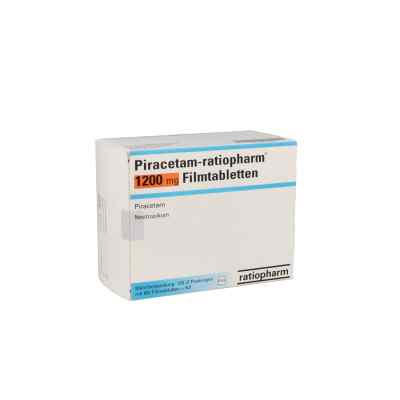 Piracetam-ratiopharm 1200 mg Filmtabletten 120 stk von ratiopharm GmbH PZN 09123566