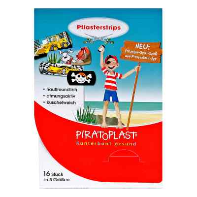 Piratoplast Jungen Pflasterstrips 3 Grössen 16 stk von Dr. Ausbüttel & Co. GmbH PZN 11519432