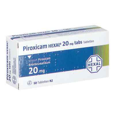 Piroxicam Hexal 20 mg tabs Tabletten 50 stk von Hexal AG PZN 03411962