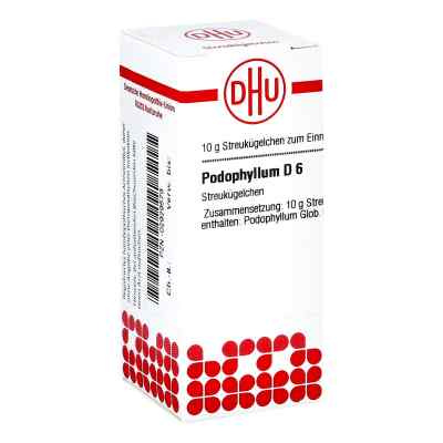 Podophyllum D6 Globuli 10 g von DHU-Arzneimittel GmbH & Co. KG PZN 02929579