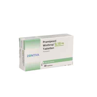 Pramipexol Winthrop 0,18mg 30 stk von Zentiva Pharma GmbH PZN 06912050