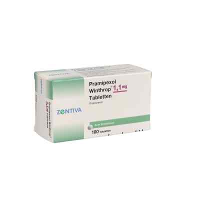 Pramipexol Winthrop 1,1mg 100 stk von Zentiva Pharma GmbH PZN 07305010