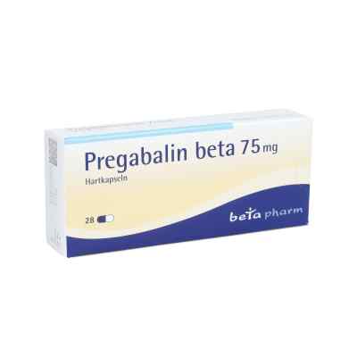 Pregabalin beta 75 mg Hartkapseln 28 stk von betapharm Arzneimittel GmbH PZN 12740340
