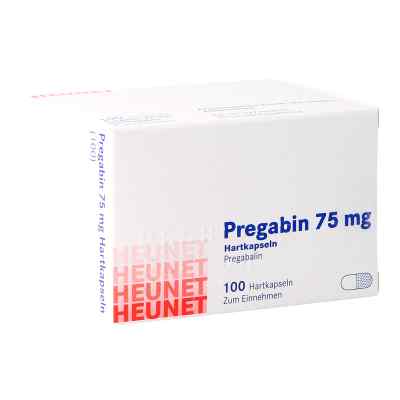 Pregabin 75 mg Hartkapseln Heunet 100 stk von Heunet Pharma GmbH PZN 15303870