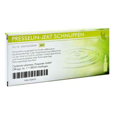 Presselin-jekt Schnupfen Ampullen 10X1 ml von COMBUSTIN Pharmazeutische Präpar PZN 14328721