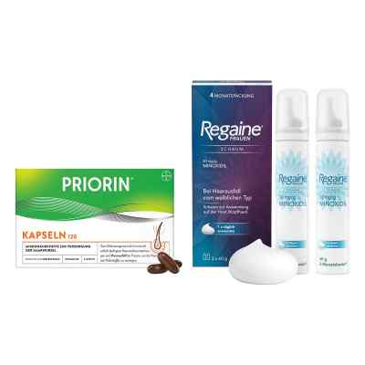 Priorin Kapseln + Regaine Frauen Schaum