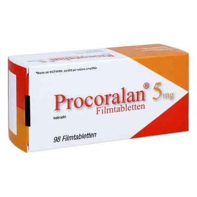 Procoralan 5 mg Filmtabletten 98 stk von EMRA-MED Arzneimittel GmbH PZN 01689110