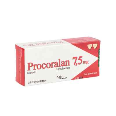 Procoralan 7,5 mg Filmtabletten 98 stk von EurimPharm Arzneimittel GmbH PZN 10004826