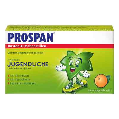 Prospan Husten-Lutschpastillen 20 stk von Engelhard Arzneimittel GmbH & Co PZN 08884174