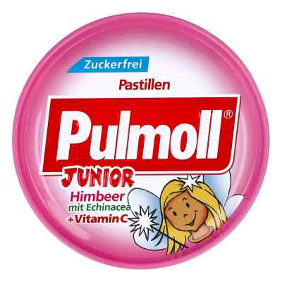 Pulmoll Junior Himbeer mit Echinacea ohne Zucker Bonbons 50 g von sanotact GmbH PZN 09155997