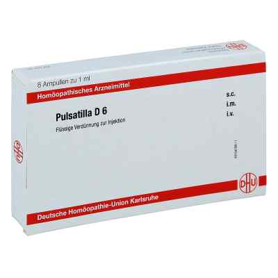 Pulsatilla D6 Ampullen 8X1 ml von DHU-Arzneimittel GmbH & Co. KG PZN 11707808
