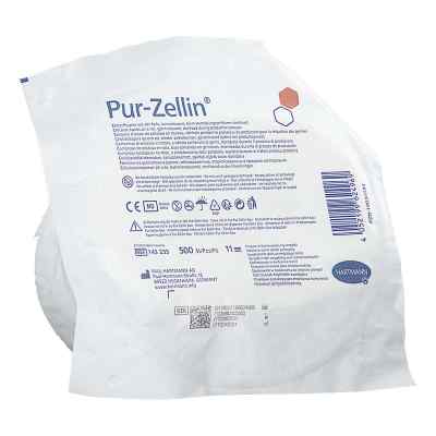 Pur-zellin 4x5 Cm Keimreduziert Rolle 500 stk von PAUL HARTMANN AG PZN 18036694