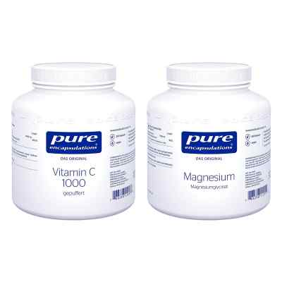 Pure Encapsulations Magnesiumglycinat + Vitamin C1000 gepuffert