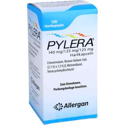 Pylera 140 mg/125 mg/125 mg Hartkapseln 120 stk von Abacus Medicine A/S PZN 13347308