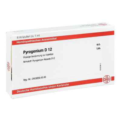Pyrogenium D12 Ampullen 8X1 ml von DHU-Arzneimittel GmbH & Co. KG PZN 11707843
