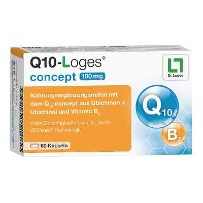 Q10-loges concept 100 mg Kapseln 60 stk von Dr. Loges + Co. GmbH PZN 16730657