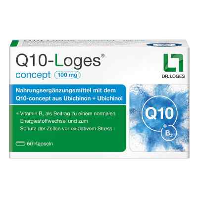 Q10-loges concept 100 mg Kapseln 60 stk von Dr. Loges + Co. GmbH PZN 16730657