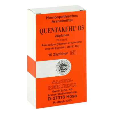Quentakehl D3 Suppositorien 10 stk von SANUM-KEHLBECK GmbH & Co. KG PZN 04457050