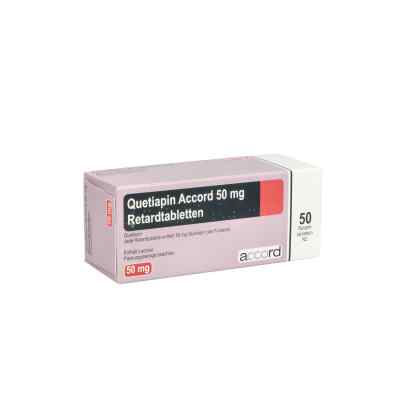 Quetiapin Accord 50 mg Retardtabletten 50 stk von Accord Healthcare GmbH PZN 15379005