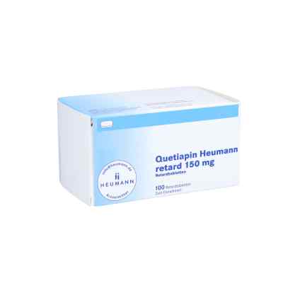 Quetiapin Heumann retard 150 mg Retardtabletten 100 stk von HEUMANN PHARMA GmbH & Co. Generi PZN 09232918