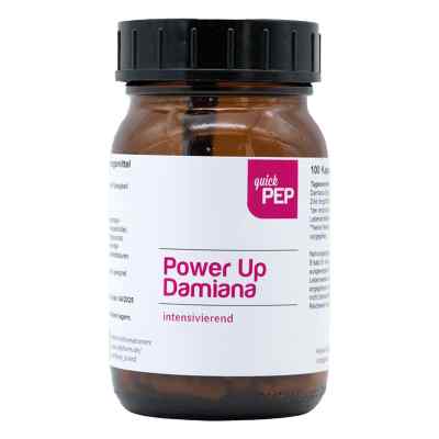 Quickpep Power Up Damiana Kapseln 100 stk von ALLPHARM Vertriebs GmbH PZN 18653777