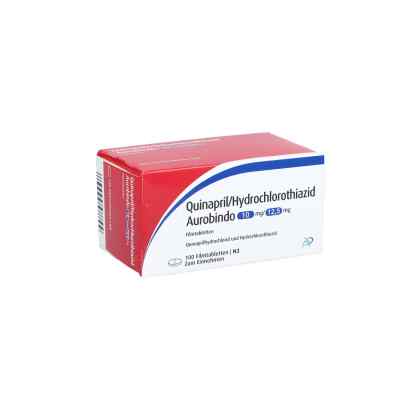 Quinapril/hct Aurobindo 10/12,5 mg Filmtabletten 100 stk von PUREN Pharma GmbH & Co. KG PZN 09749768