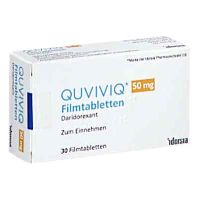 Quviviq 50 Mg Filmtabletten 30 stk von EMRA-MED Arzneimittel GmbH PZN 19119910