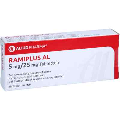 Ramiplus Al 5 mg/25 mg Tabletten 20 stk online kaufen