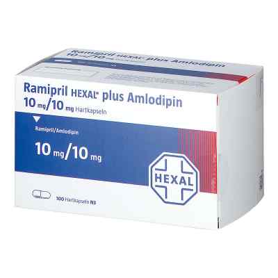 Ramipril Hexal plus Amlodipin 10 mg/10 mg Hartkps. 100 stk von Hexal AG PZN 09635208