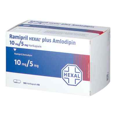Ramipril Hexal plus Amlodipin 10 mg/5 mg hartkapsel 100 stk von Hexal AG PZN 09635160