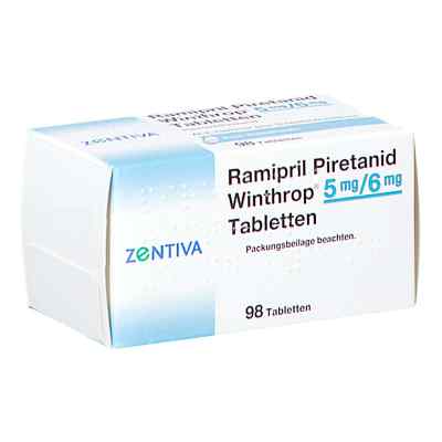 Ramipril Piretanid Winthrop 5 Mg/6 Mg Tabletten 98 stk von Zentiva Pharma GmbH PZN 17868530